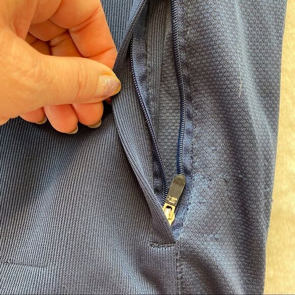 Starter Front Zip Closure Midnight Navy Jacket Size Small - Picture 7 of 12